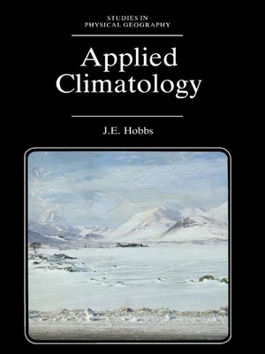 cover image of Applied Climatology